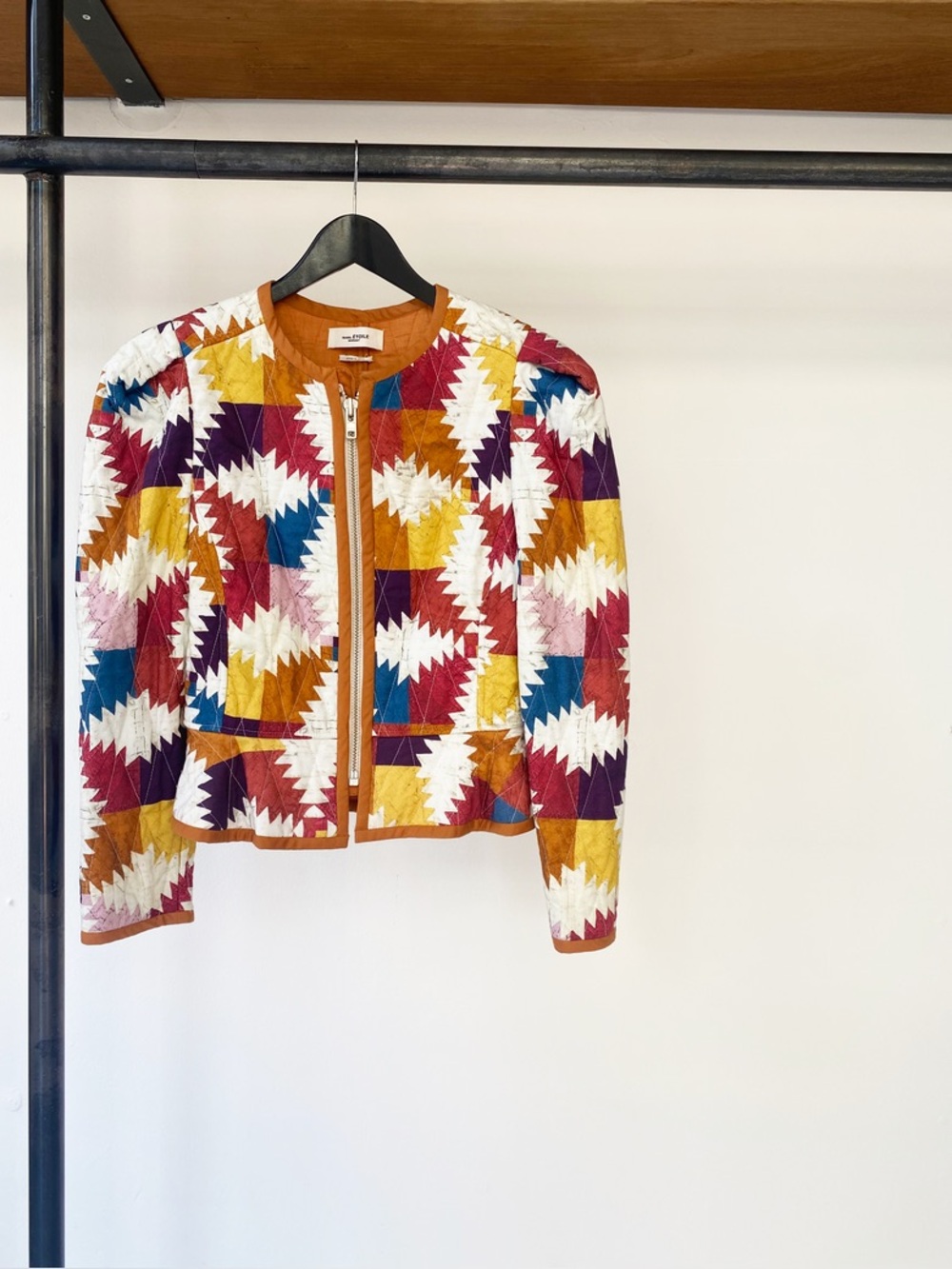 ISABEL MARANT ETOILE Quilted Colorful Hafileal Jacket